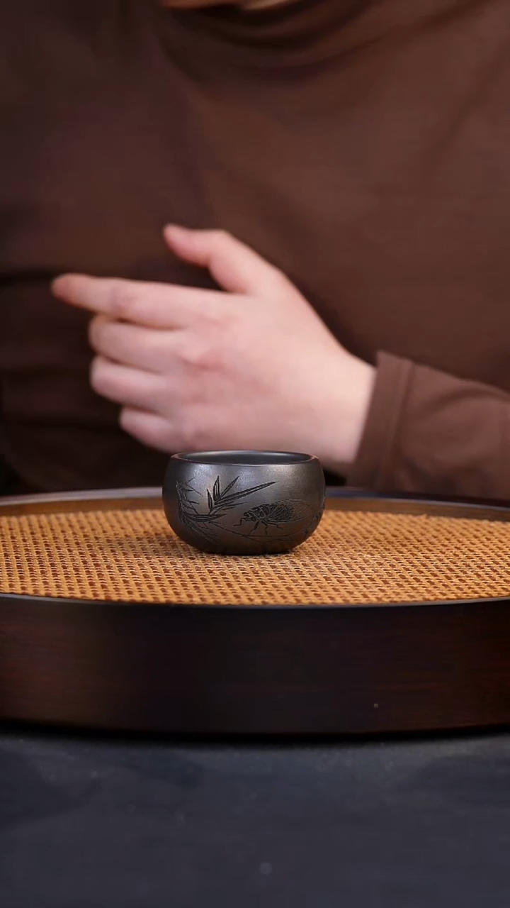 茶杯紫砂宜兴全手工紫砂杯