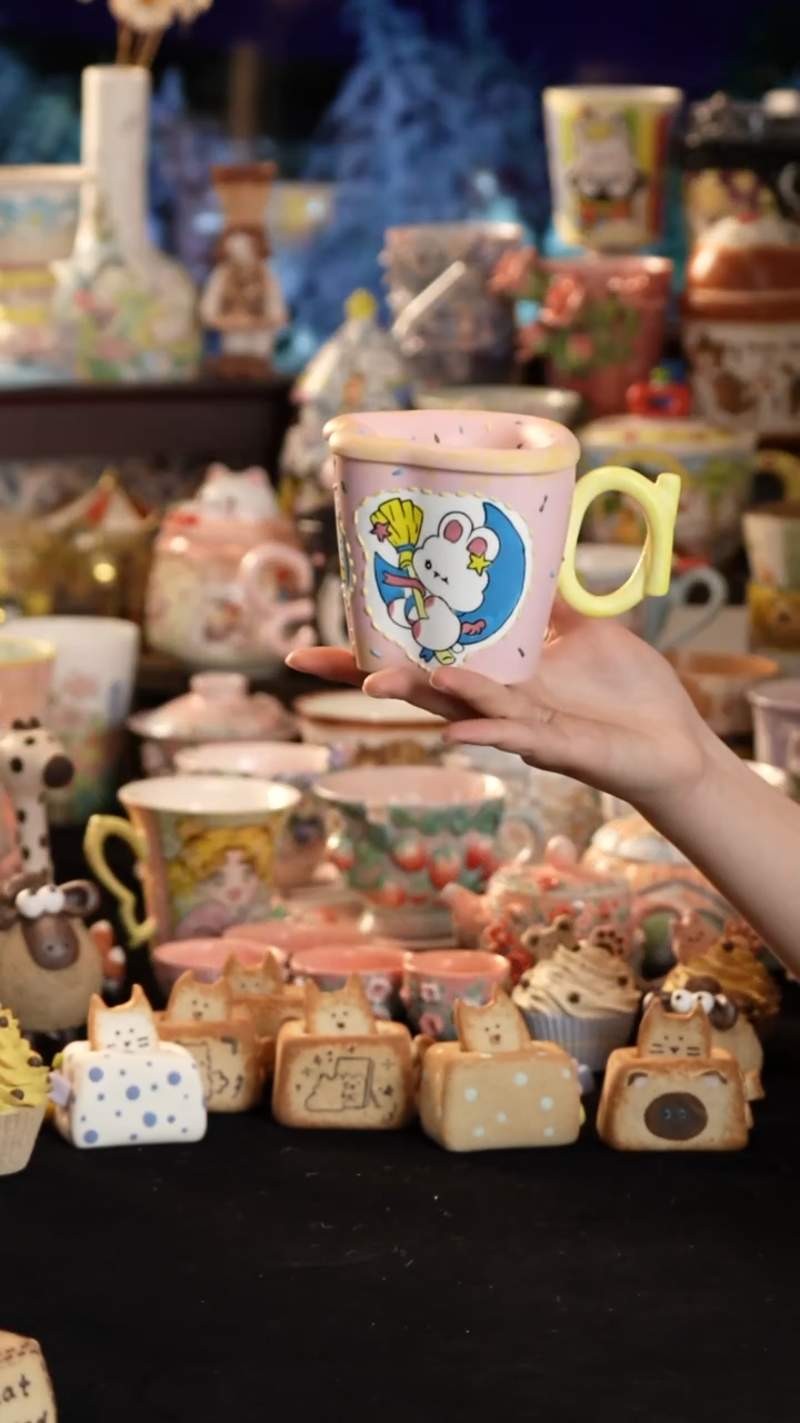 其他陶景德镇釉下彩手绘设计师款陶瓷