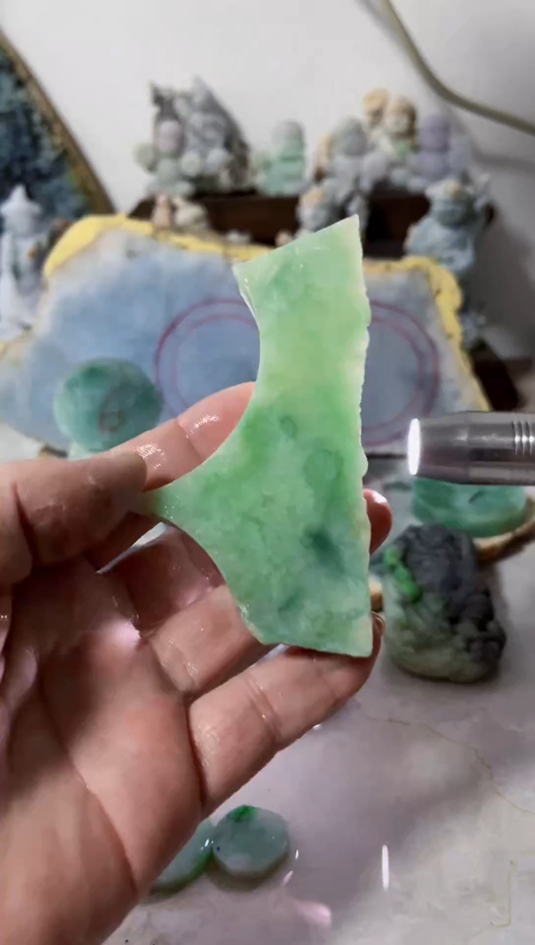 【闪购商品】翡翠吊坠(不含链)未镶嵌A810