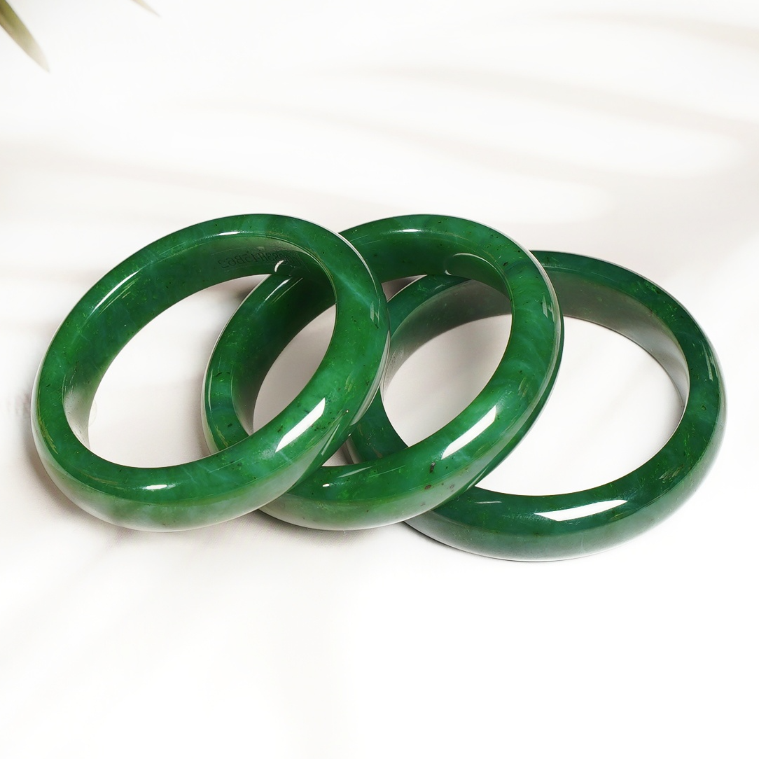 【一盏芳华】C0083天然和田玉碧玉手镯拍一发一多样性发货56-65