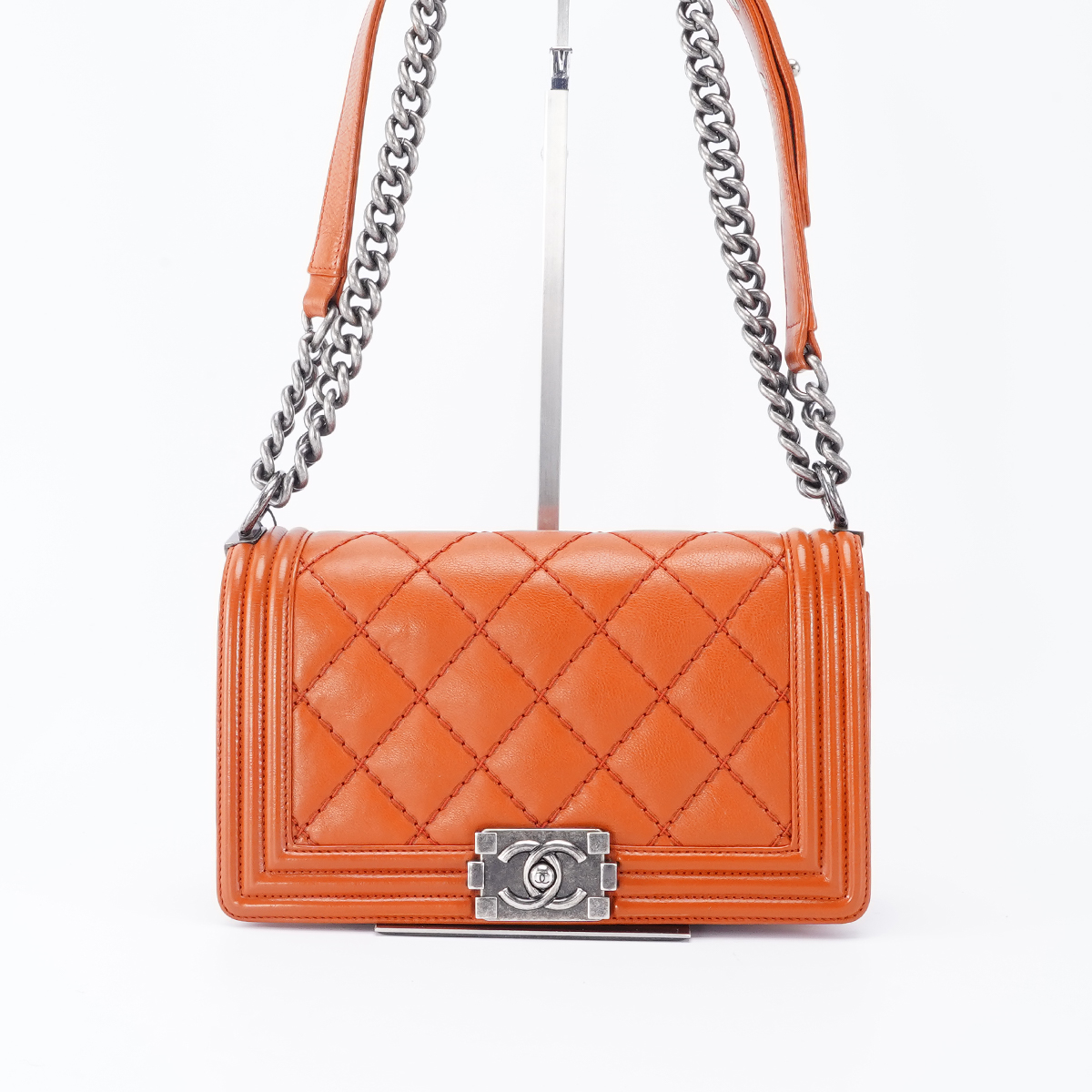 95新 Chanel/香奈儿  【总仓】 leboy小号外缝线/BG23001198