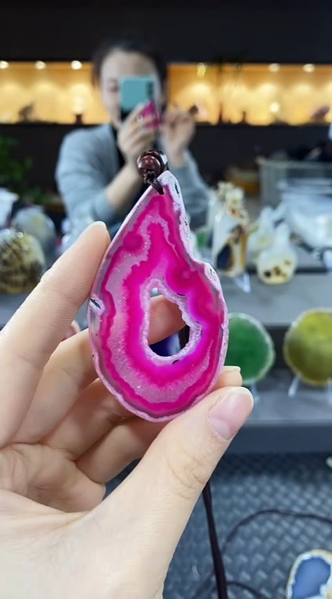 未镶嵌颈饰玛瑙/玉髓恬****斯玛瑙