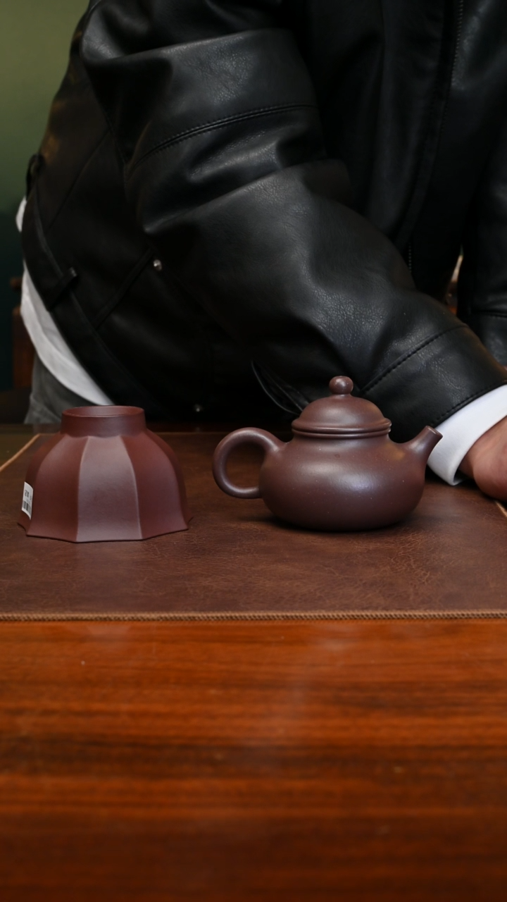 【闪购商品】紫砂茶壶容天底槽青150cc