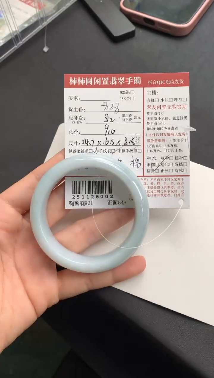 未镶嵌手镯翡翠姐姐251126002