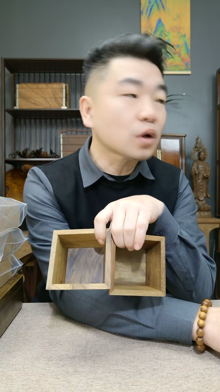 金丝楠金丝楠木升小摆件