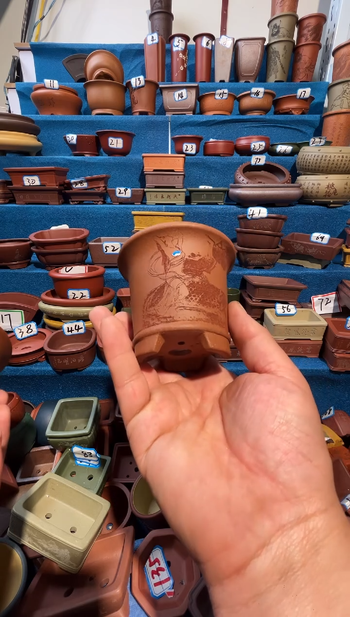 【闪购商品】紫砂紫砂花盆7.5*7.5