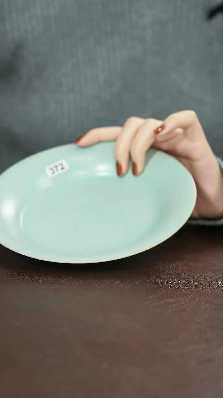 摆件瓷1**2372微瑕原矿原釉汝宋汝瓷