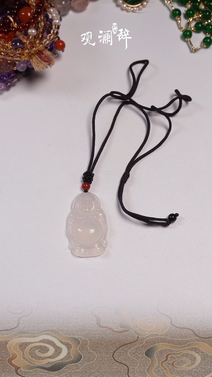 【闪购商品】玛瑙/玉髓佛公荔枝冻未镶嵌吊坠
