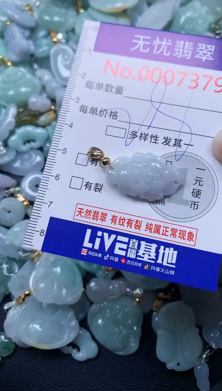 颈饰未镶嵌翡翠7379