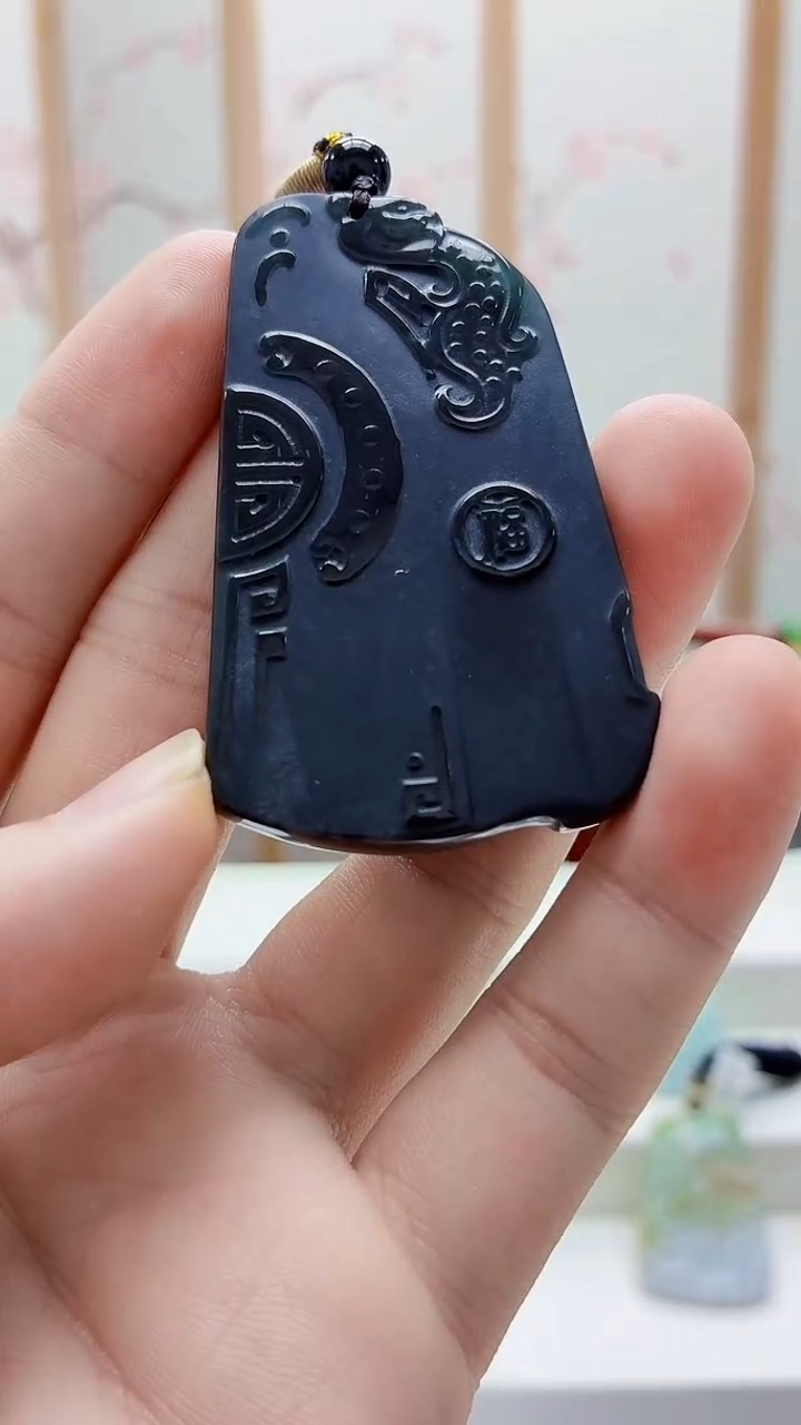 未镶嵌定制翡翠5167bb-毛货挂件107