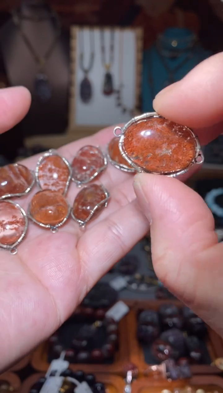【闪购商品】水晶红幽灵盒子银S925镶嵌多样性发其一