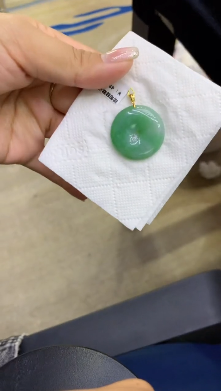 颈饰未镶嵌翡翠天然缅甸A货翡翠