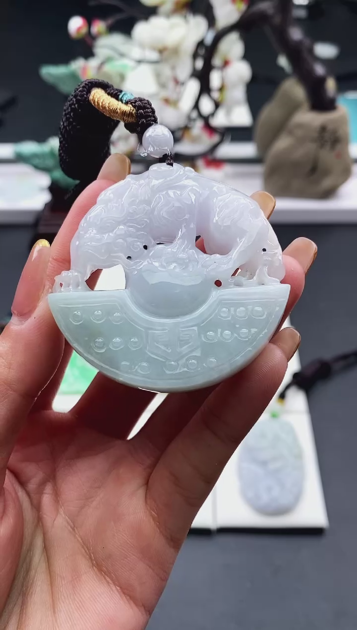 【闪购商品】翡翠颈饰未镶嵌天然缅甸A货翡翠