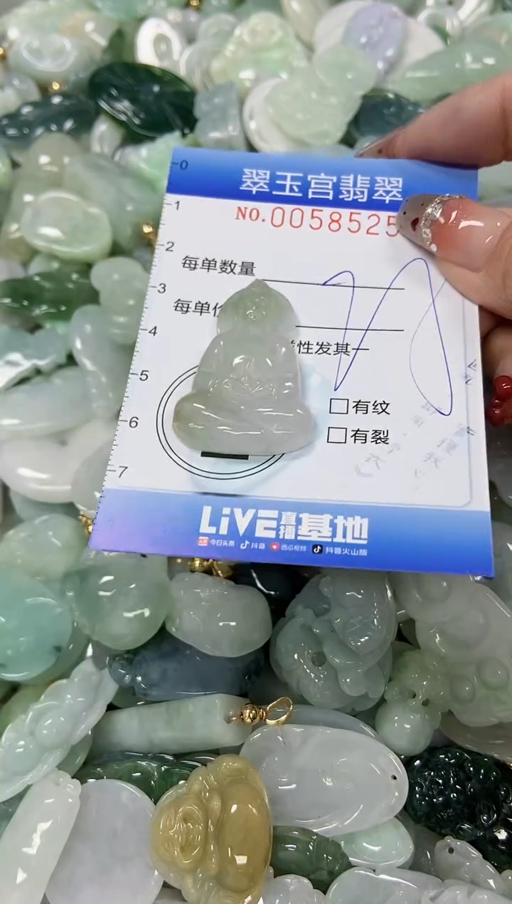 【闪购商品】翡翠颈饰未镶嵌闪购商品0058525