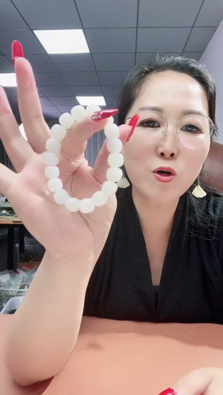 手串未镶嵌和田玉纯天然和田玉新疆95于阗羊脂白12