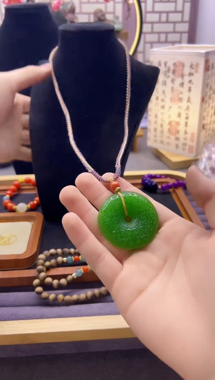 【闪购商品】和田玉颈饰14K金镶嵌X791 