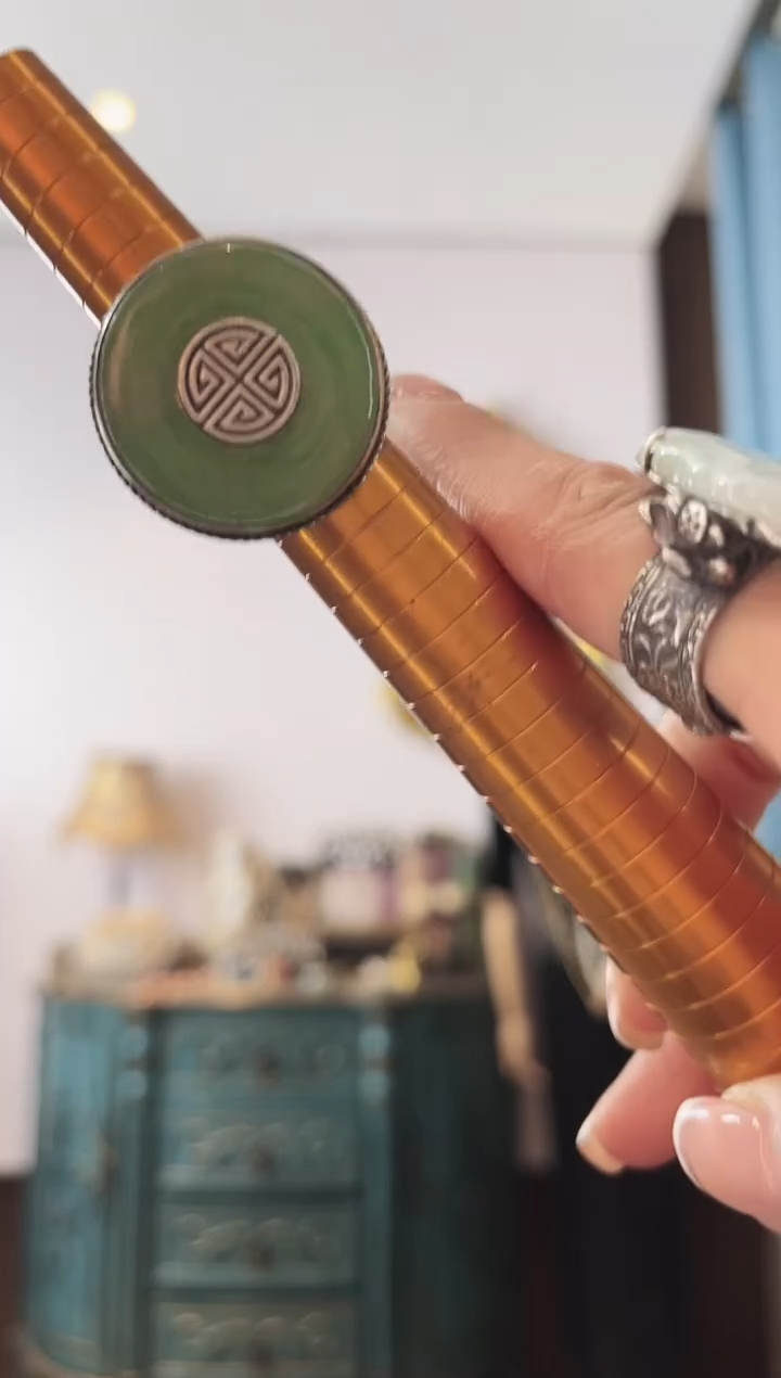 颈饰未镶嵌翡翠烟**岫翡翠E924