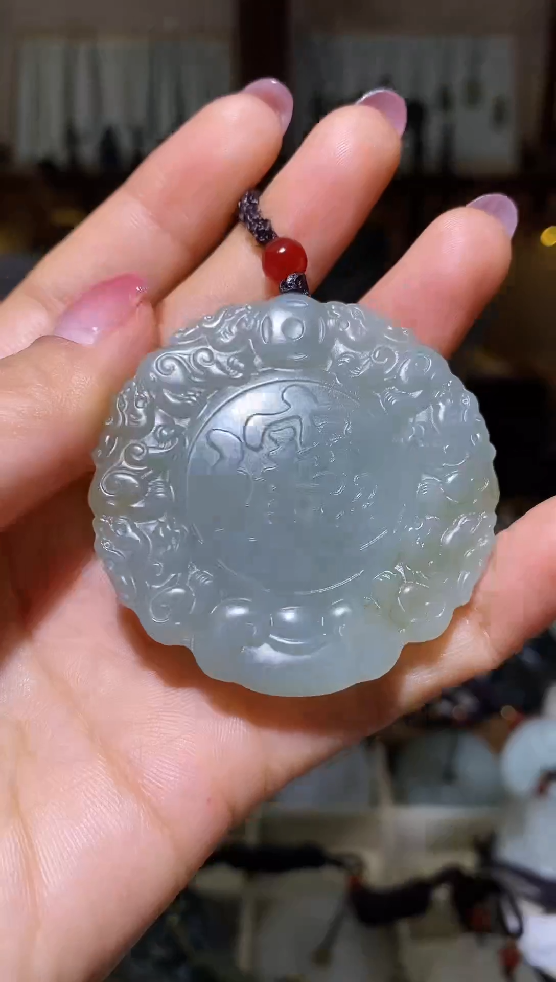 颈饰未镶嵌和田玉1