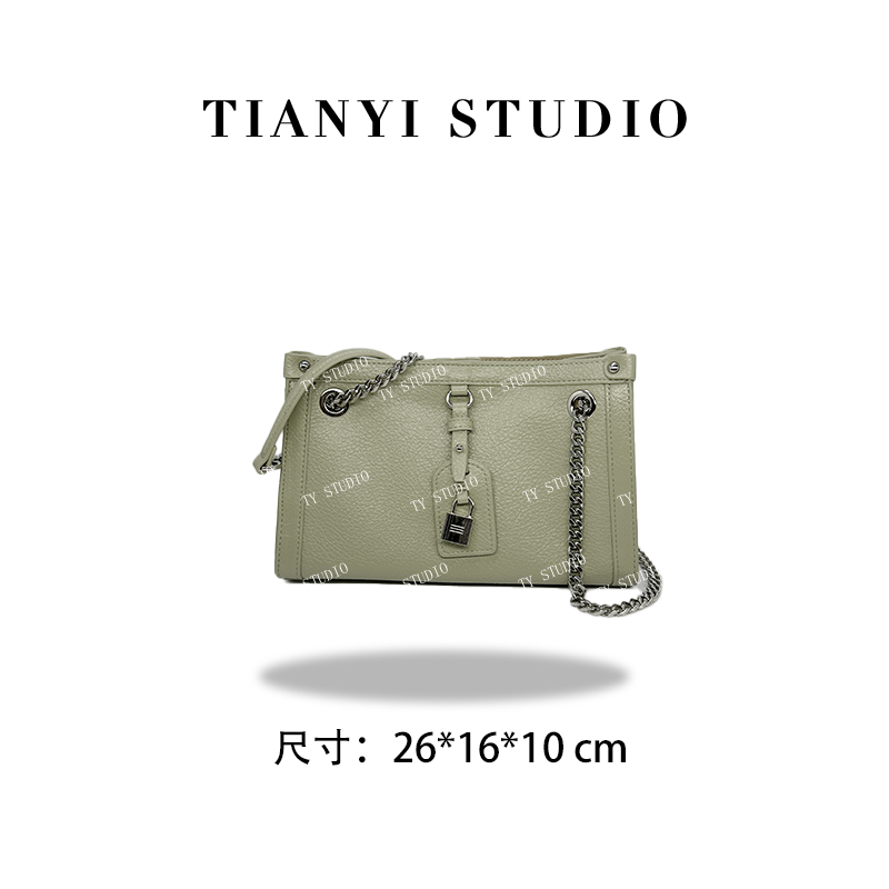 【TY】SK-92608-豆绿 轻奢高级韩版单肩潮流时尚简约女包