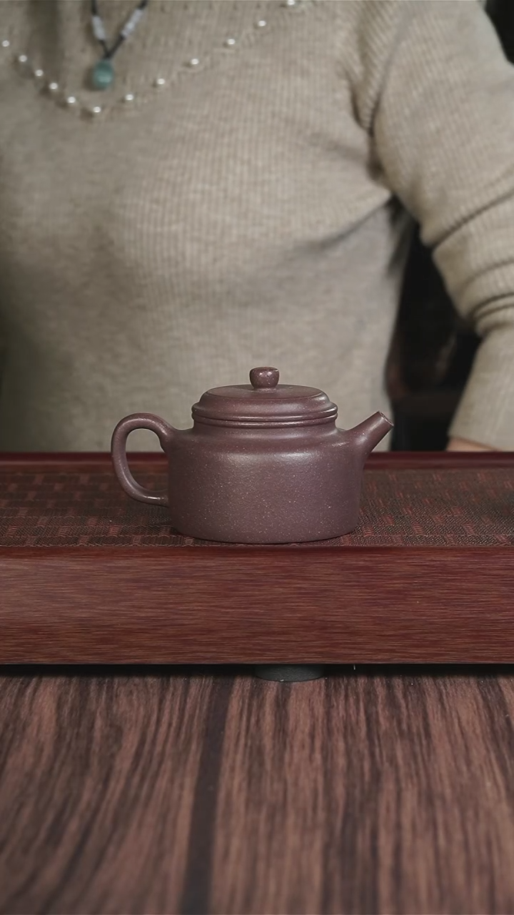 【闪购商品】紫砂茶壶满砂  天青 德钟
