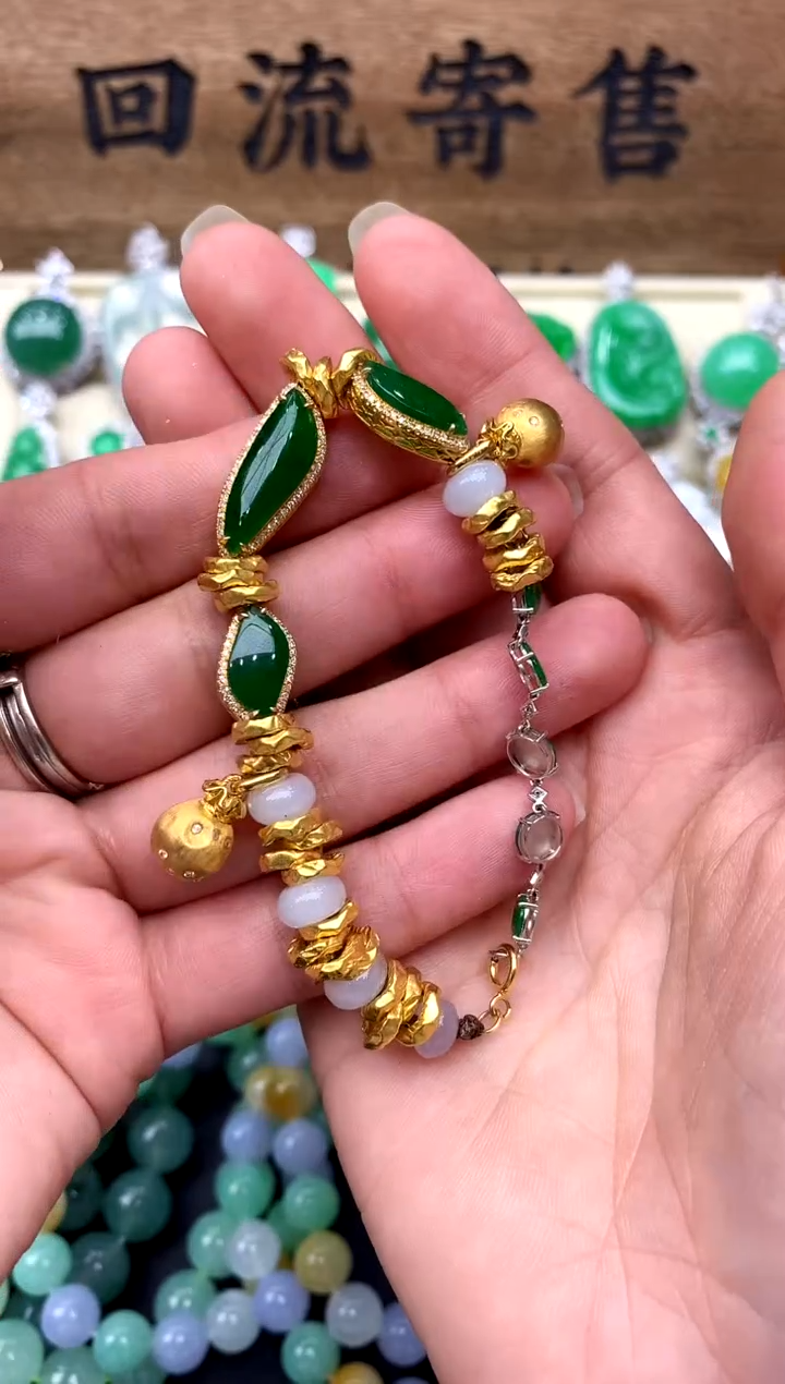 【闪购商品】翡翠手串未镶嵌329-中国好珍宝