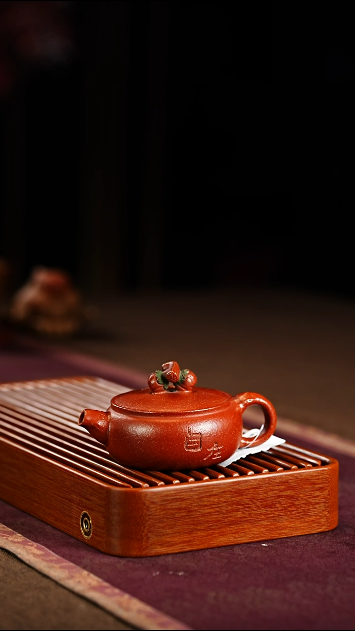 茶壶紫砂周美香降坡柿柿如意