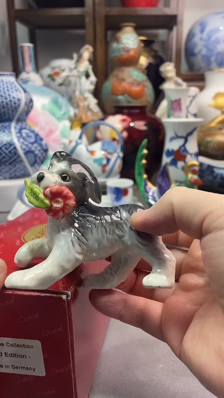 瓷片欧瓷摆件一一