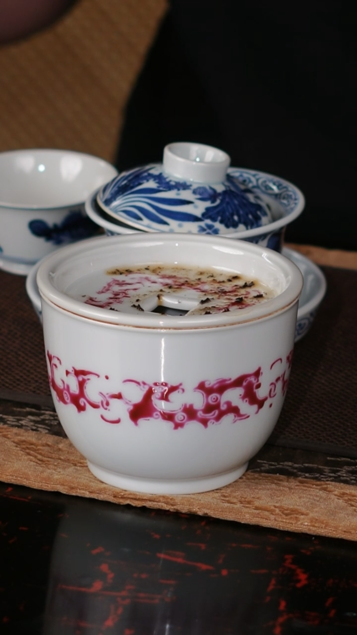 【闪购商品】常念专属没骨璃龙纹地皮红建水