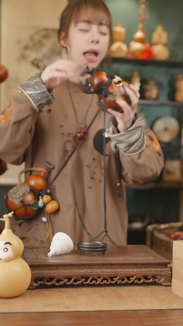 【闪购商品】7号精品天然大漆工艺防渗内胆酒葫芦~