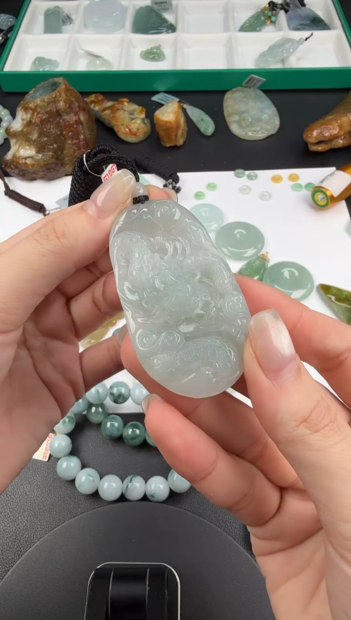 吊坠(不含链)未镶嵌翡翠翡翠饰品-306