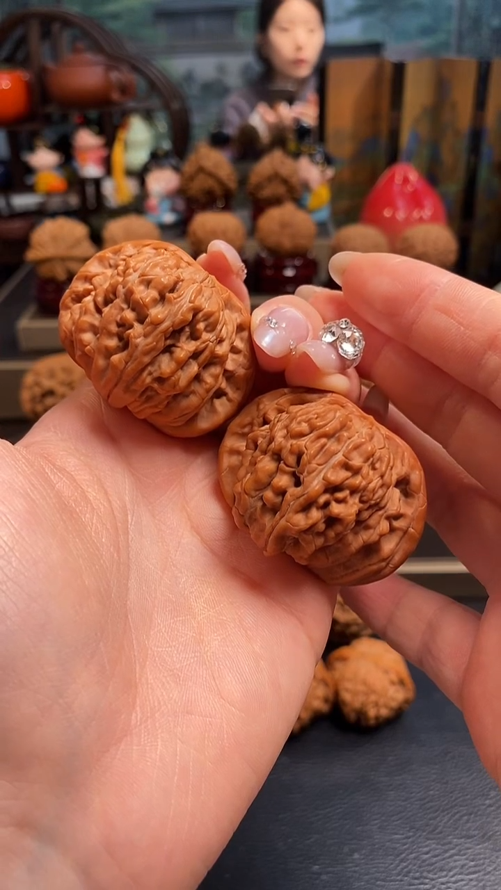 【闪购商品】文玩核桃吊坠H864四座楼44