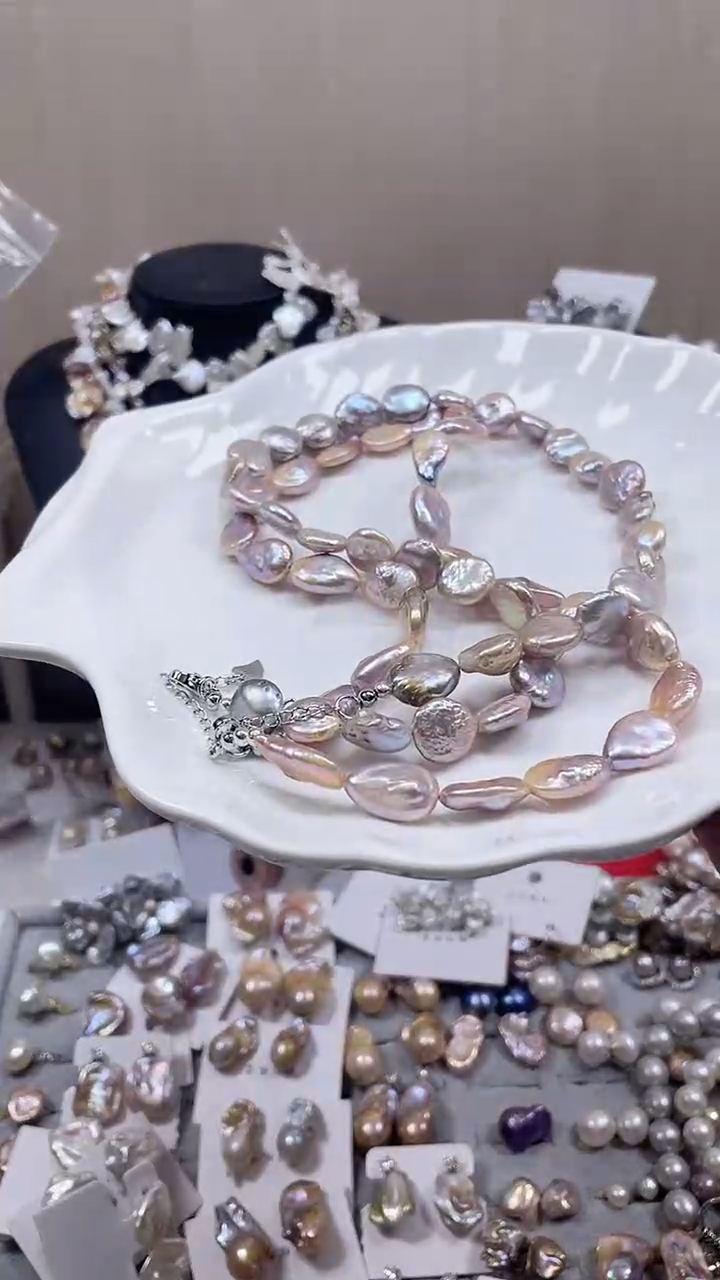 未镶嵌项链淡水珍珠【纯恬饰品】（多样性发货发一）