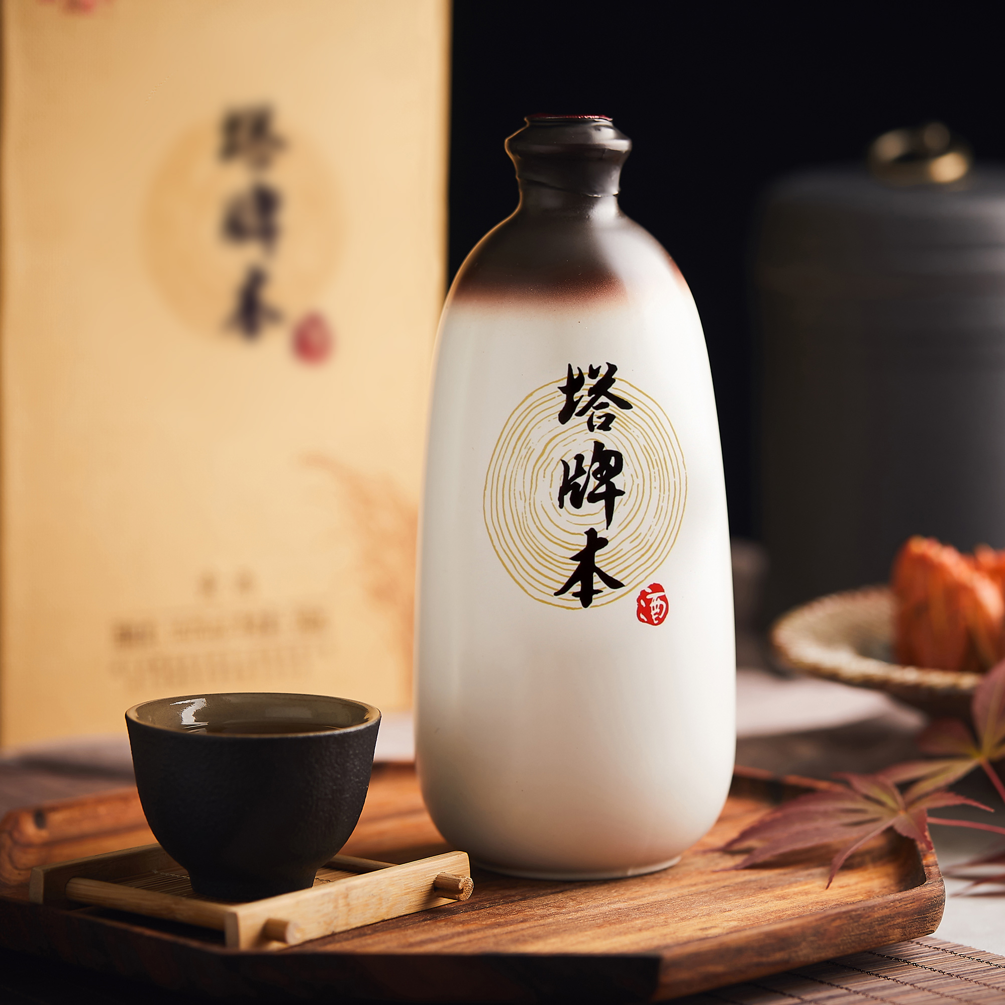 塔牌本酒1L瓶装礼盒手工半干型糯米黄酒无焦糖色花雕酒绍兴黄酒