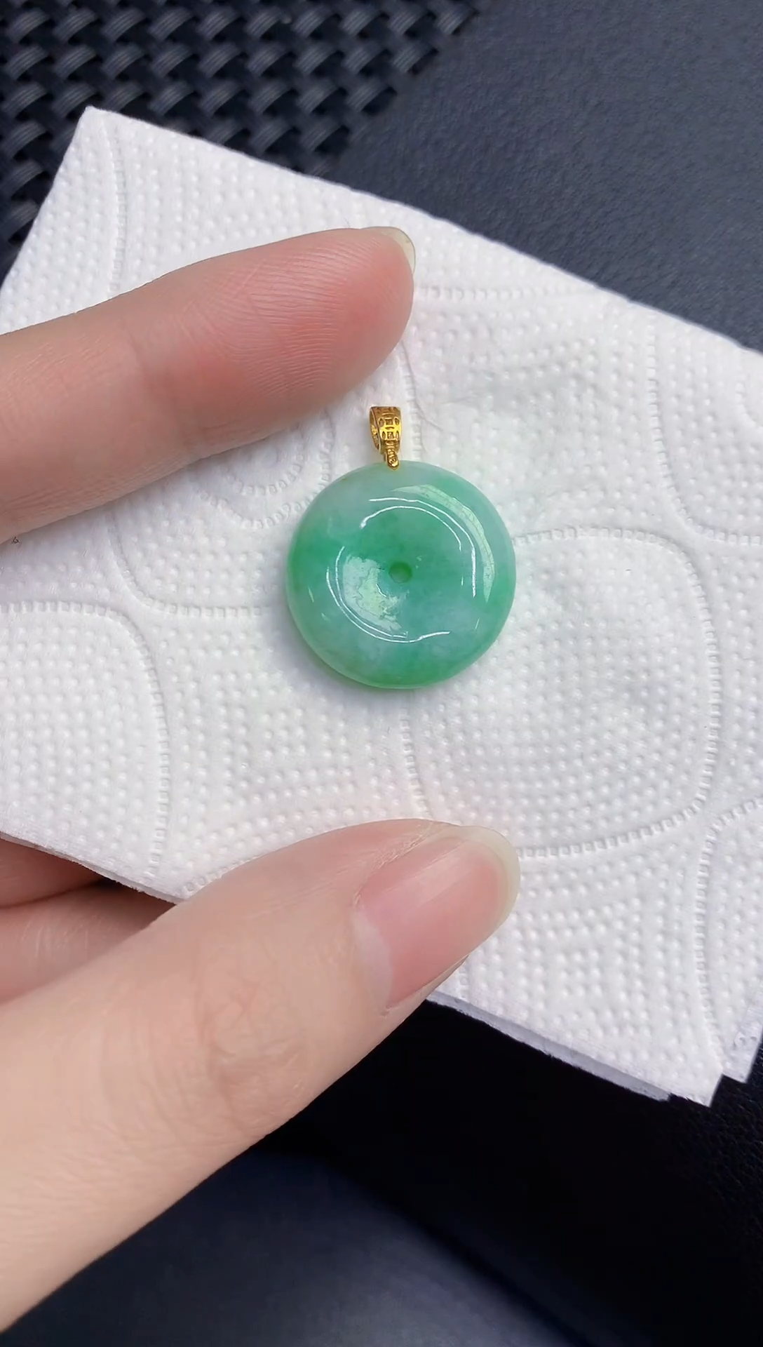 颈饰未镶嵌翡翠天然翡翠缅甸A货