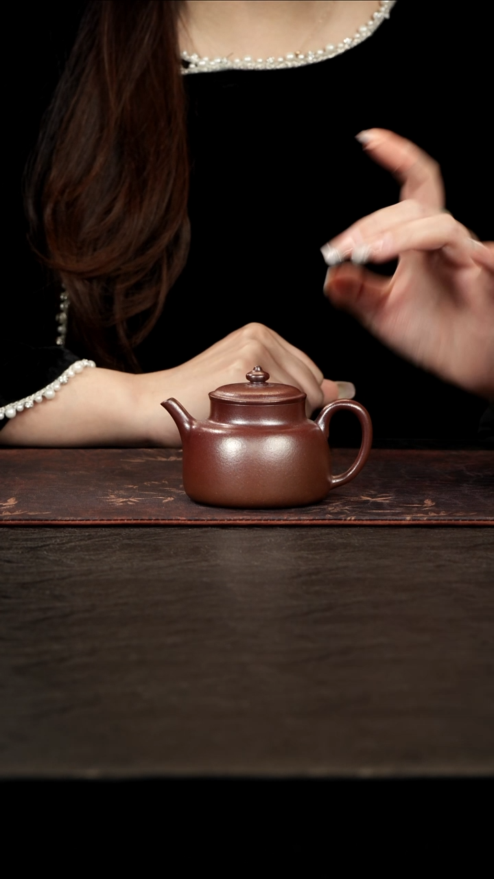 茶壶紫砂相**察小金汇柴烧120cc老紫泥