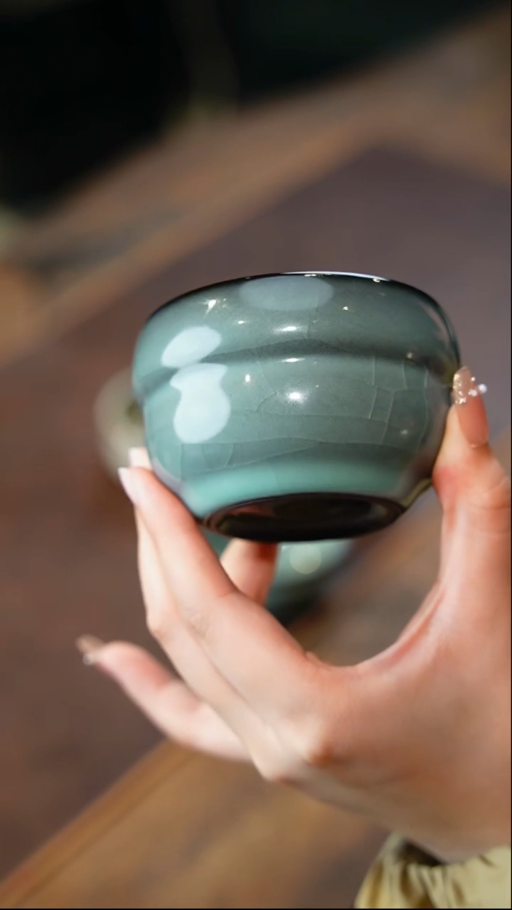 【闪购商品】瓷片王玮 铁胎 福禄杯