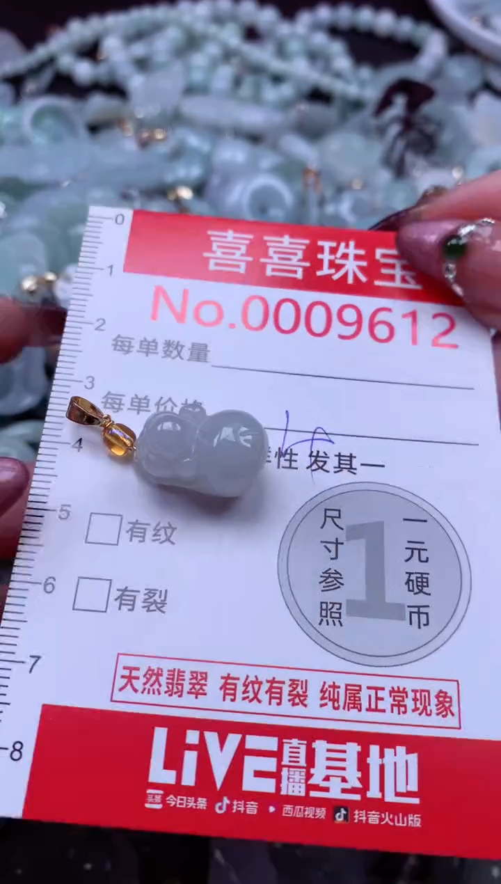 颈饰未镶嵌翡翠9612