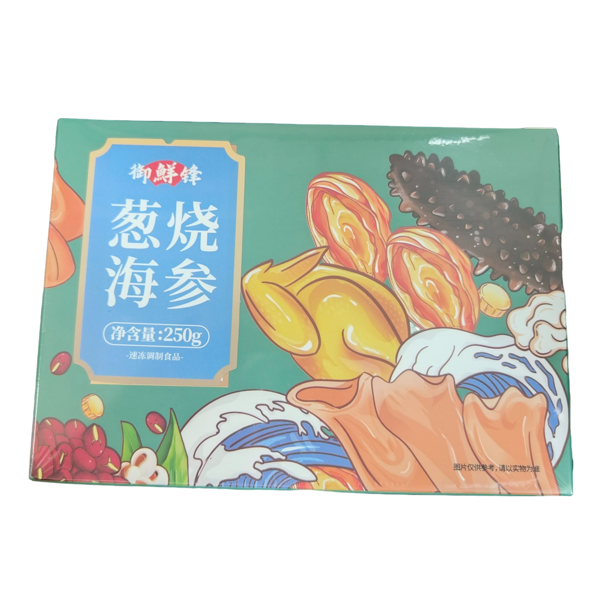 【冷链到家】【到期26.2.19】御鲜锋红烧花胶/葱烧海参/花胶鸡丝250克
