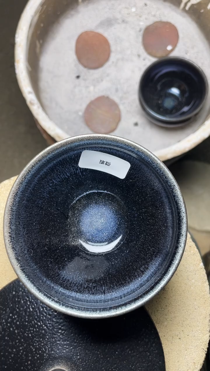 【闪购商品】茶盏叶紫建盏瓷器微瑕233