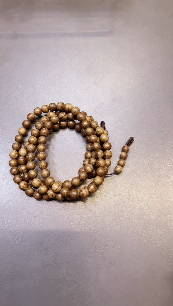 【闪购商品】沉香手串0.7安汶熟结念珠15.7克多样性发1条