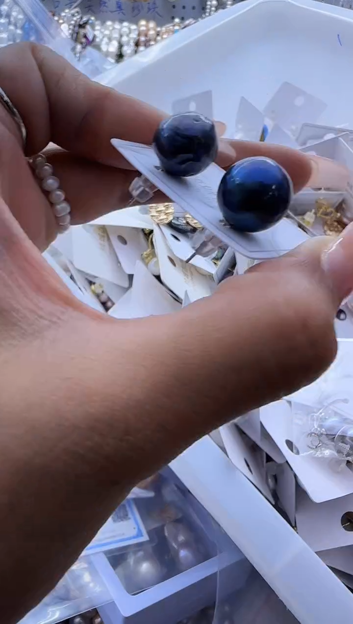 【闪购商品】淡水珍珠耳饰银S925镶嵌699