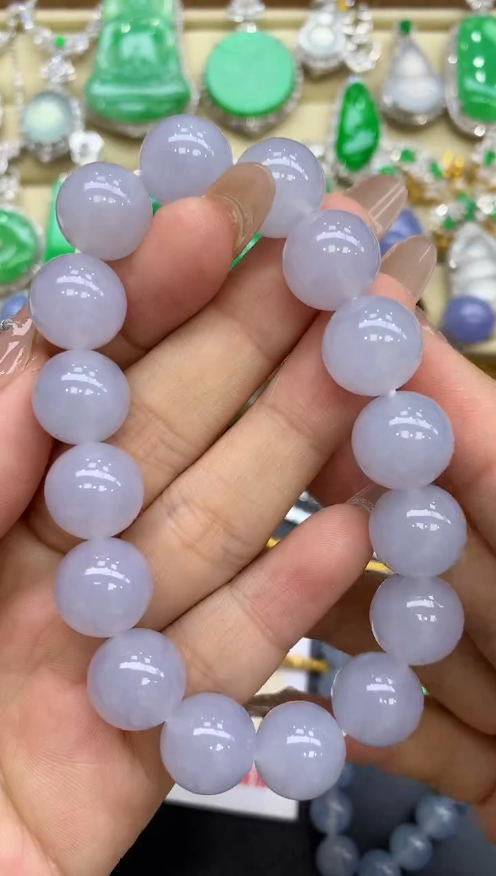 未镶嵌手串翡翠144-中国好珍宝