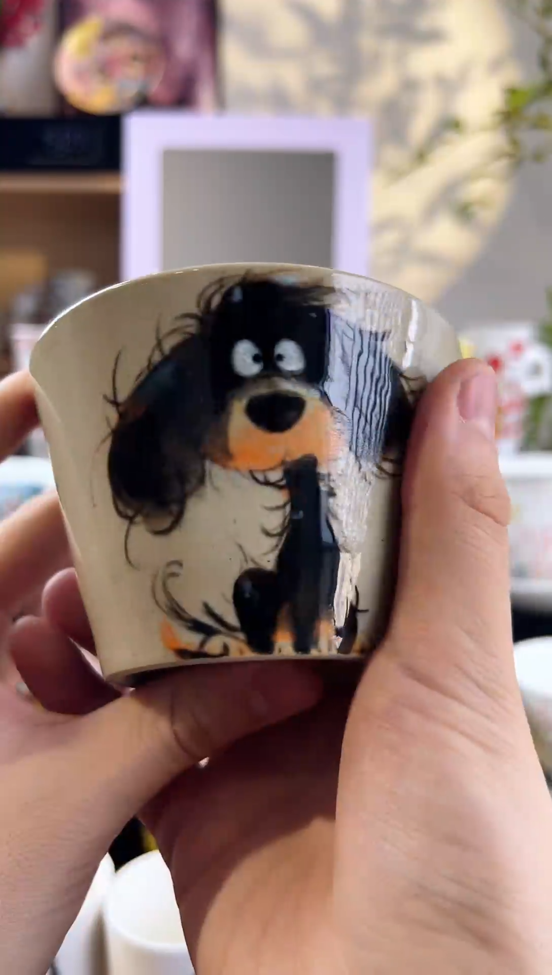 【闪购商品】摆件手工手绘陶瓷小杯杯