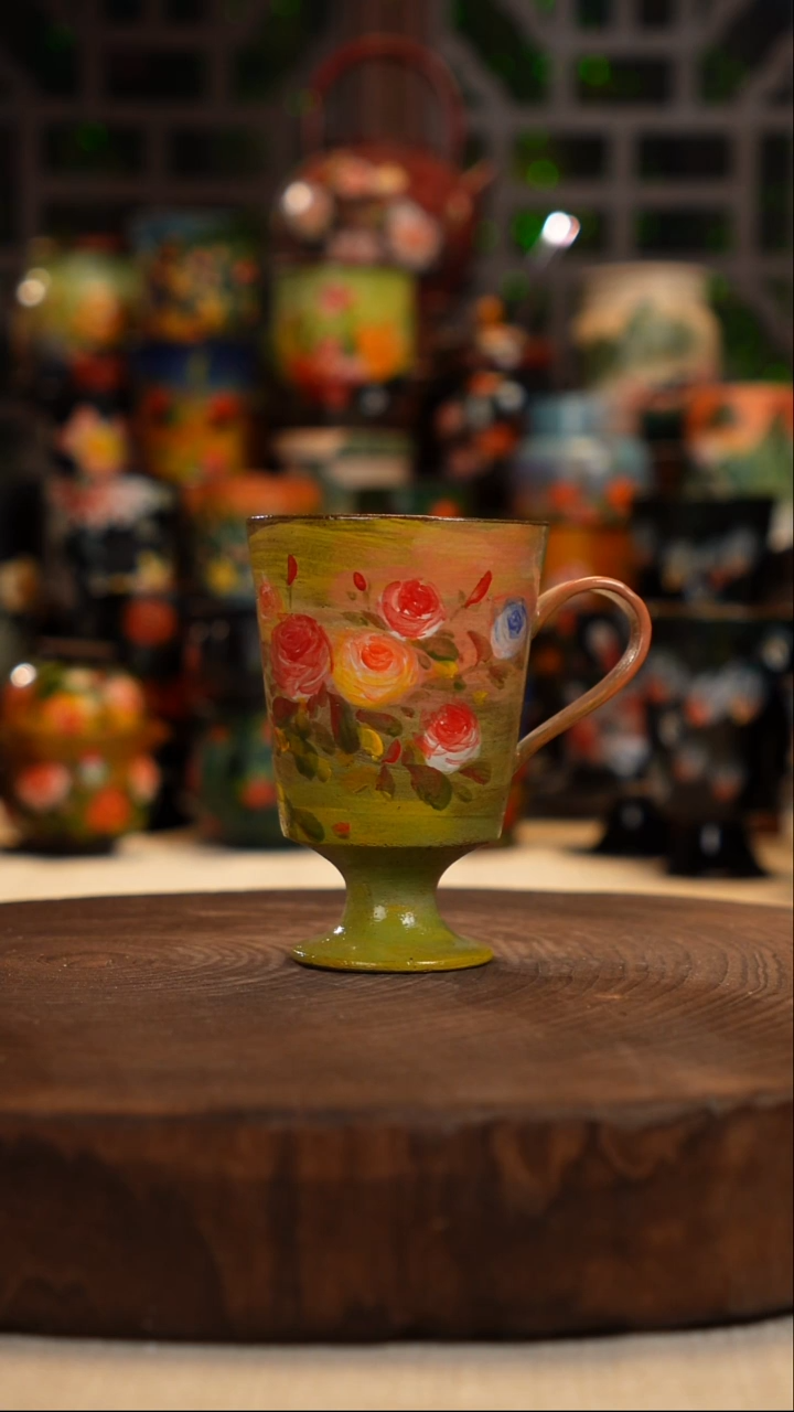 油画   釉下彩   杯子