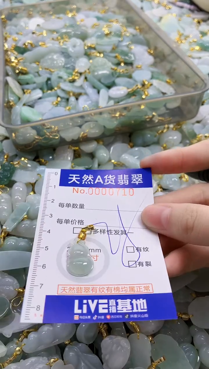 颈饰未镶嵌翡翠天然A货翡翠