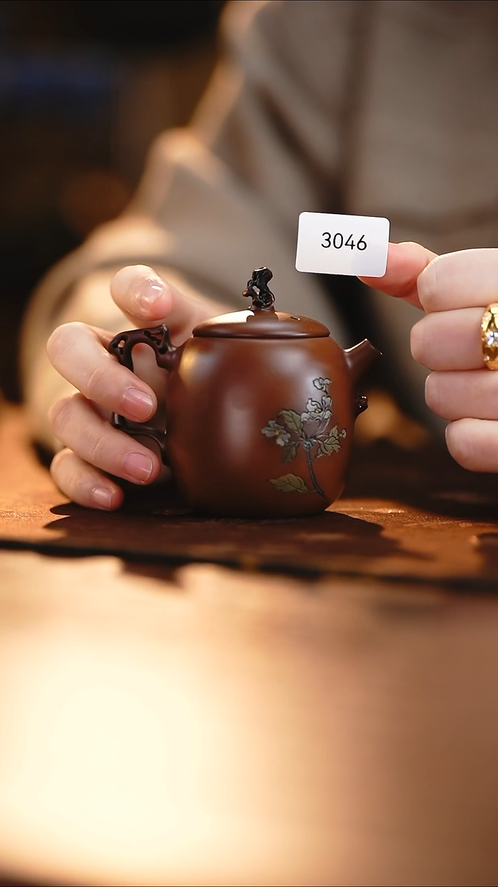 雲梦茶器紫陶茶壶3046