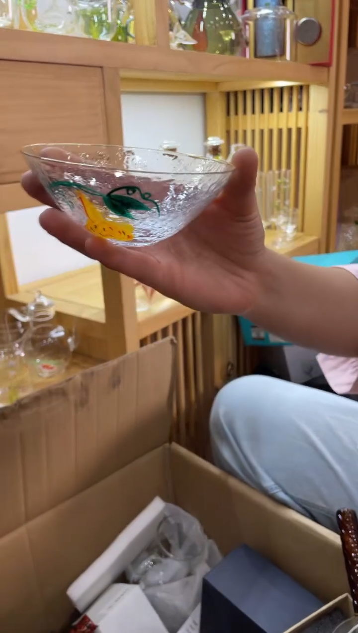 九河手绘葫芦大茶盏