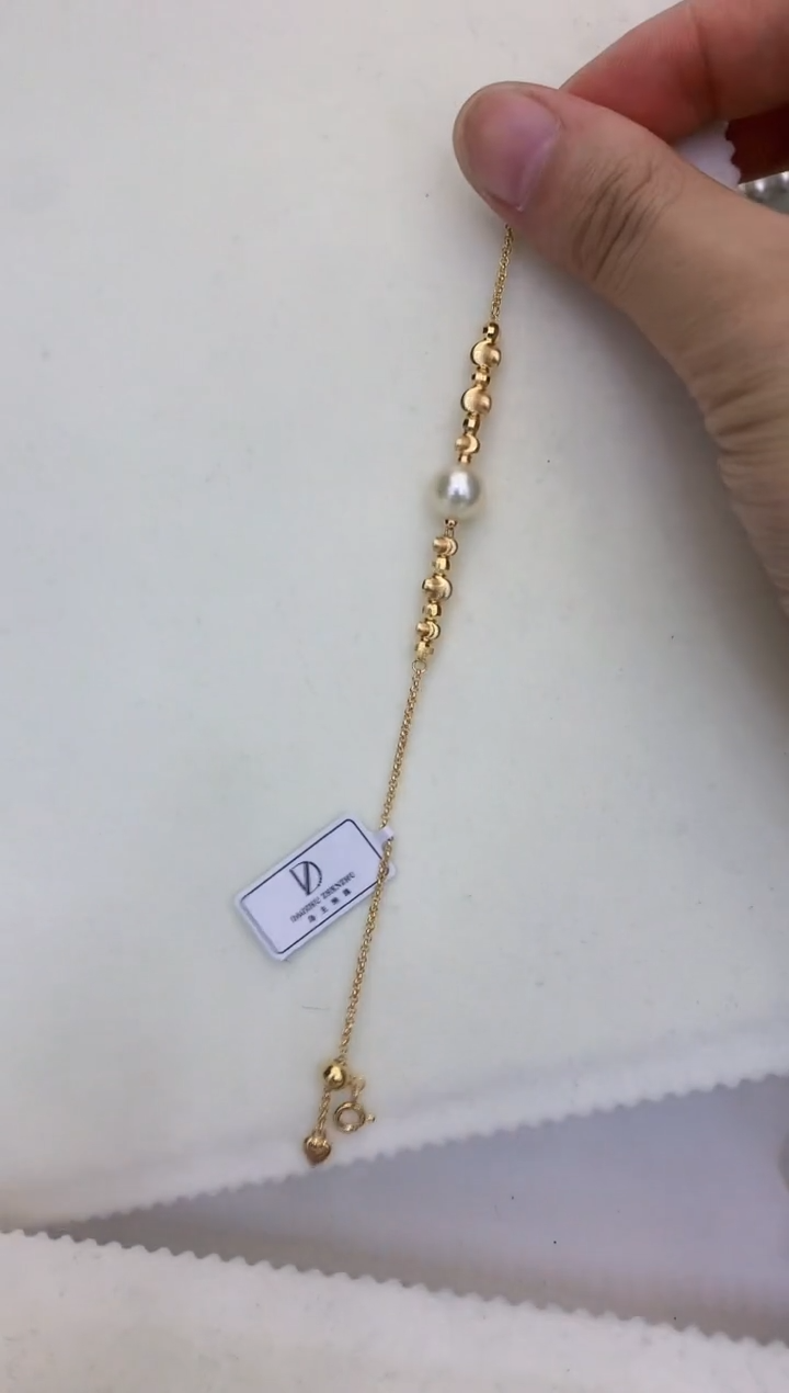 银S925镶嵌海水珍珠饰品设计款手链