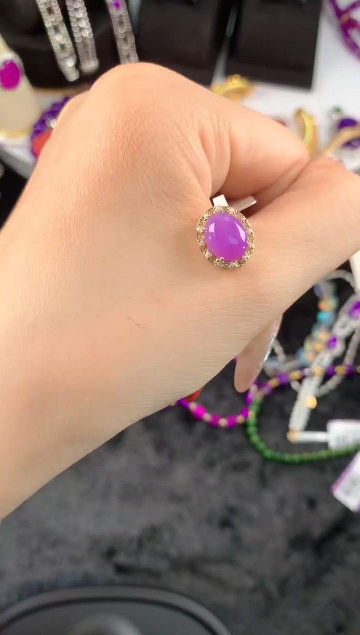 【闪购商品】苏纪石（舒俱来）.18K金镶嵌舒俱来饰品