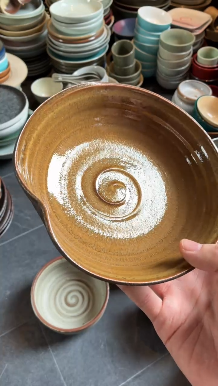 瓷片千*712 黑金异形盘1个 